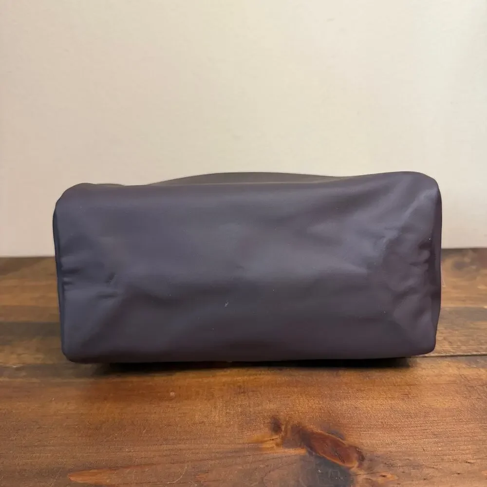 DOLCE & GABBANA Beauty Travel Toiletry Bag Dark Brown Two Zippered Compartments